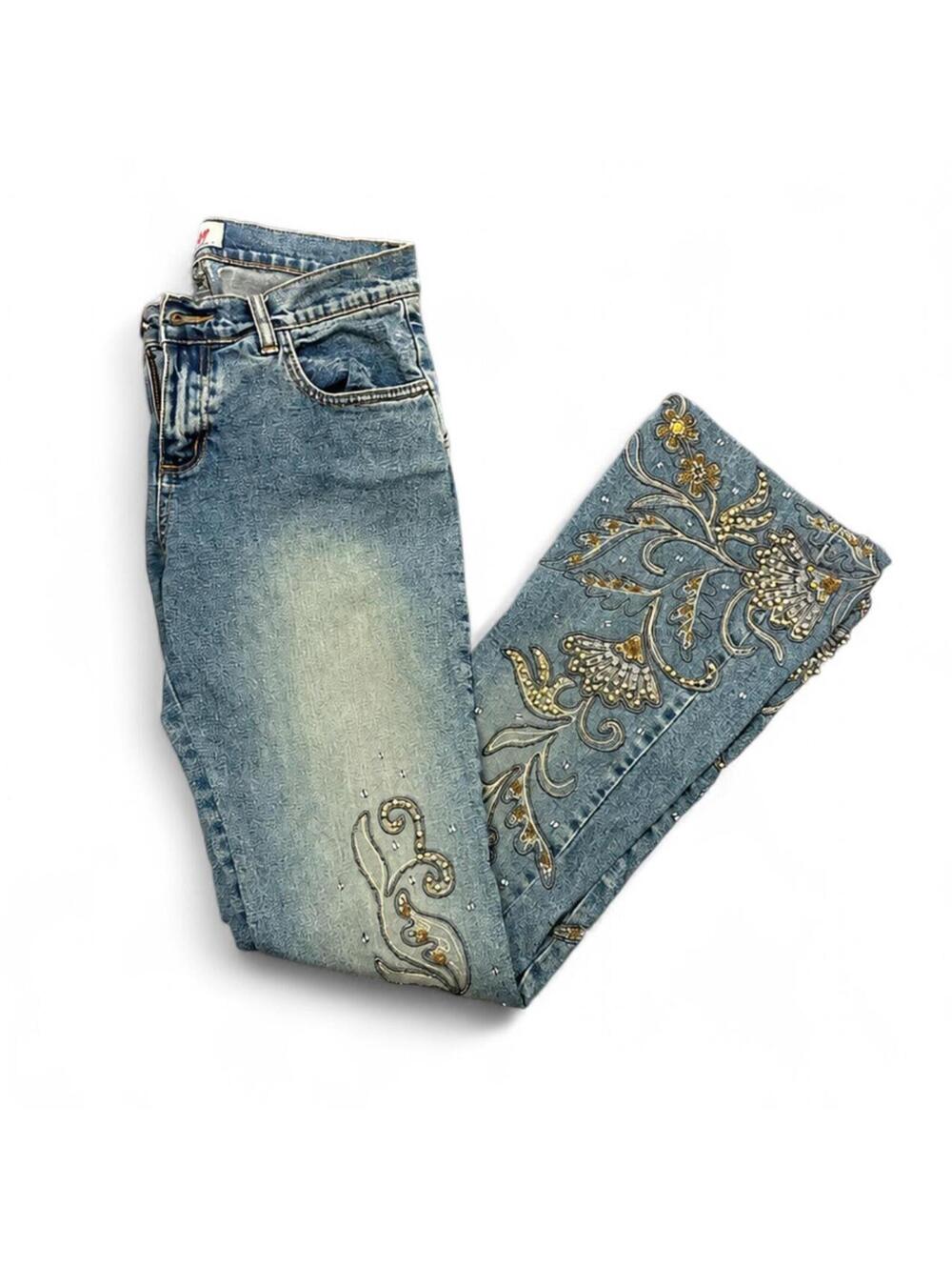 Vintage y2k grail embellished jeans